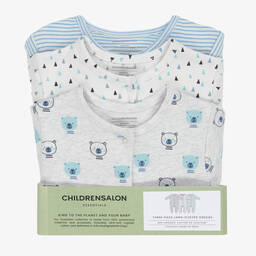 Childrensalon Essentials-Голубые комбинезоны для малышей (3 шт.) | Childrensalon Outlet
