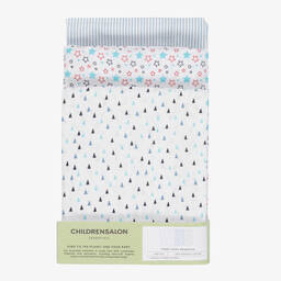 Childrensalon Essentials-Голубые хлопковые пеленки (3шт.) | Childrensalon Outlet