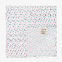 Childrensalon Essentials-Blue Organic Muslin Squares (3 Pack) | Childrensalon Outlet