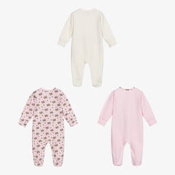Childrensalon Essentials-Розовые комбинезоны для малышей (3 шт.) | Childrensalon Outlet