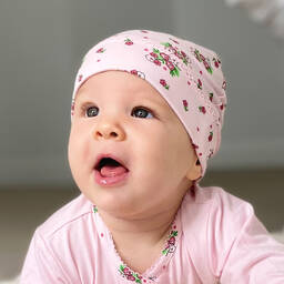 Childrensalon Essentials-Серо-розовые шапочки (3 шт.) | Childrensalon Outlet