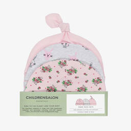 Childrensalon Essentials-Серо-розовые шапочки (3 шт.) | Childrensalon Outlet