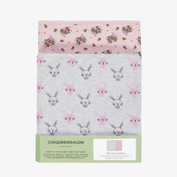 Childrensalon Essentials-بطانية قطن عضوي لون زهري (عدد 2) | Childrensalon Outlet