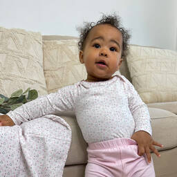 Childrensalon Essentials-Pink Organic Cotton Bodyvests (5 Pack) | Childrensalon Outlet