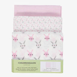 Childrensalon Essentials-Розовые хлопковые пеленки (3шт.) | Childrensalon Outlet