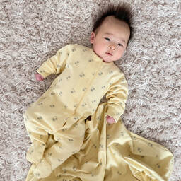 Childrensalon Essentials-Yellow Organic Cotton Babygrows (3 Pack) | Childrensalon Outlet