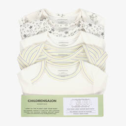 تشلدرن صالون إيسينشيلز-تبان بأكمام طويلة قطن عضوي للأطفال (عدد 5) | Childrensalon Outlet