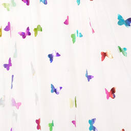 Childrensalon Occasions-Белое тюлевое платье с бабочкой для малышек | Childrensalon Outlet