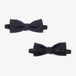 Childrensalon Occasions-Сине-черный костюм из парчи | Childrensalon Outlet