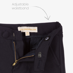 Childrensalon Occasions-Сине-черный костюм из парчи | Childrensalon Outlet