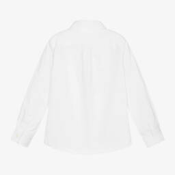 Childrensalon Occasions-Boys Classic White Button-Down Shirt | Childrensalon Outlet