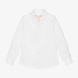 Childrensalon Occasions-Boys Classic White Button-Down Shirt | Childrensalon Outlet