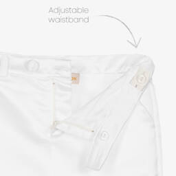 Childrensalon Occasions-Белый атласный костюм из 5 предметов | Childrensalon Outlet