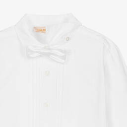 Childrensalon Occasions-Белый атласный костюм из 5 предметов | Childrensalon Outlet