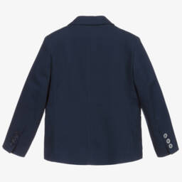 تشلدرن صالون-جاكيت بليزر قطن لون كحلي للأولاد | Childrensalon Outlet