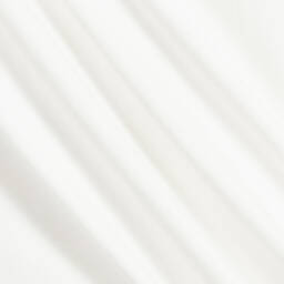 تشلدرن صالون-تيشيرت قطن جيرسي لون أبيض مزين بترتر للبنات | Childrensalon Outlet