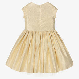 تشلدرن صالون-فستان ذهبي متاليك للبنات | Childrensalon Outlet