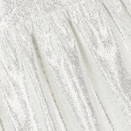 Childrensalon Occasions-فستان لون فضّي لامع | Childrensalon Outlet