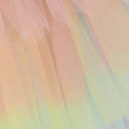 تشلدرن صالون-فستان قطن جيرسي وتول لون زهري | Childrensalon Outlet