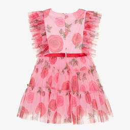 تشلدرن صالون-فستان تول لون زهري | Childrensalon Outlet