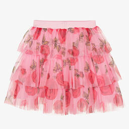 تشلدرن صالون-تنورة تول لون زهري للبنات | Childrensalon Outlet