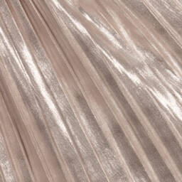 تشلدرن صالون-فستان فضي لامع مطوي للبنات | Childrensalon Outlet