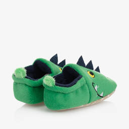 Chipmunks-Baby Boys Green Dragon Slippers | Childrensalon Outlet