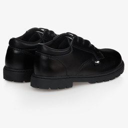 تشيبمانكس-حذاء جلد بأربطة لون أسود للأولاد | Childrensalon Outlet