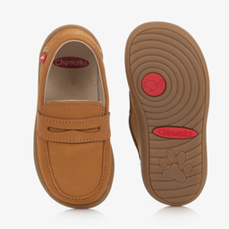 تشيبمانكس-لوفرز جلد لون بني للأولاد | Childrensalon Outlet