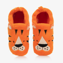 Chipmunks-Boys Orange Tiger Pre-Walkers | Childrensalon Outlet