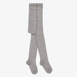 Chloé-Baby Girls Grey Cotton Tights | Childrensalon Outlet