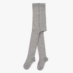 Chloé-Baby Girls Grey Cotton Tights | Childrensalon Outlet