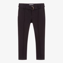 Chloé-Blue Milano Jersey Trousers | Childrensalon Outlet