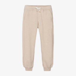 Chloé-Girls Beige Organic Cotton Trousers | Childrensalon Outlet