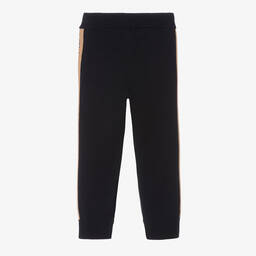 Chloé-Girls Blue Cotton Knit Joggers | Childrensalon Outlet