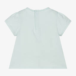 Chloé-Girls Blue Cotton T-Shirt | Childrensalon Outlet