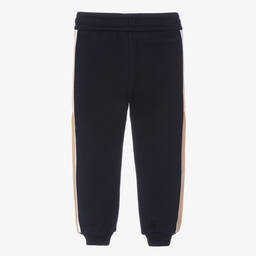 Chloé-Girls Blue Organic Cotton Joggers | Childrensalon Outlet