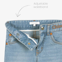 Chloé-Широкие голубые джинсы для девочек | Childrensalon Outlet