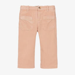 Chloé-Girls Blush Corduroy Trousers | Childrensalon Outlet