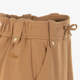 Chloé-كولوت جيرسي ميلانو لون بني للبنات | Childrensalon Outlet