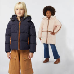 Chloé-كولوت جيرسي ميلانو لون بني للبنات | Childrensalon Outlet