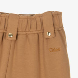 Chloé-كولوت جيرسي ميلانو لون بني للبنات | Childrensalon Outlet