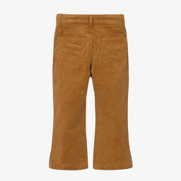 Chloé-Girls Brown Corduroy Trousers | Childrensalon Outlet