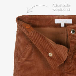 Chloé-Girls Brown Corduroy Trousers | Childrensalon Outlet