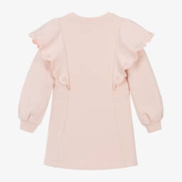 كلوي-فستان لون زهري فاتح مزين بكشكش | Childrensalon Outlet