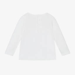 Chloé-Girls Cotton Spiral Design Top | Childrensalon Outlet