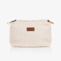 Chloé-Girls Cozy Ivory Fleece Bag | Childrensalon Outlet