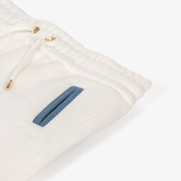 Chloé-Girls Cream Organic Cotton Trousers | Childrensalon Outlet