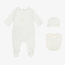 Chloé-طقم فاخر عاجي للبنات الرضع | Childrensalon Outlet