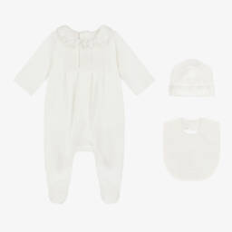 Chloé-طقم فاخر عاجي للبنات الرضع | Childrensalon Outlet